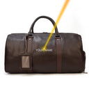 Big Capacity Genuine Leather Travel Bag For Men Women Stylish