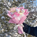 Hello Kitty Plush & Rose Soap Bouquet Adorable Gift