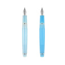 Sky Blue Jinhao 82 Fountain Pen Acrylic Barrel Fine Nib