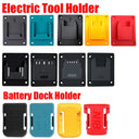 Wall-Mounted Battery Storage Rack for 18V Tools Organizer