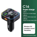 Bluetooth FM Transmitter Handsfree Car Modulator MP3 Player