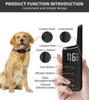 Dog Training Collar with 3 Modes Beep Vibration Shock Control