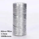 Cotton Macrame Cord Rope Twine String Crafts DIY Bohemia Wedding Decor  ourlum.com SLQ B02 1.5mm 100M  