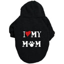 French Bulldog Puppy Dog Costume Hoodie for Small-Medium Pets - Stylish Dog Clothing  ourlum.com Black mom XS 