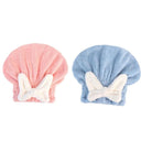 Lovely Bear Microfiber Hair Drying Cap Quick Dry Accessory