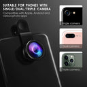 3in1 Fisheye Phone Lens 0.67X Wide Angle Macro Kit