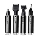 4-in-1 Rechargeable Nose Hair & Beard Trimmer: Versatile Grooming Tool  ourlum.com   