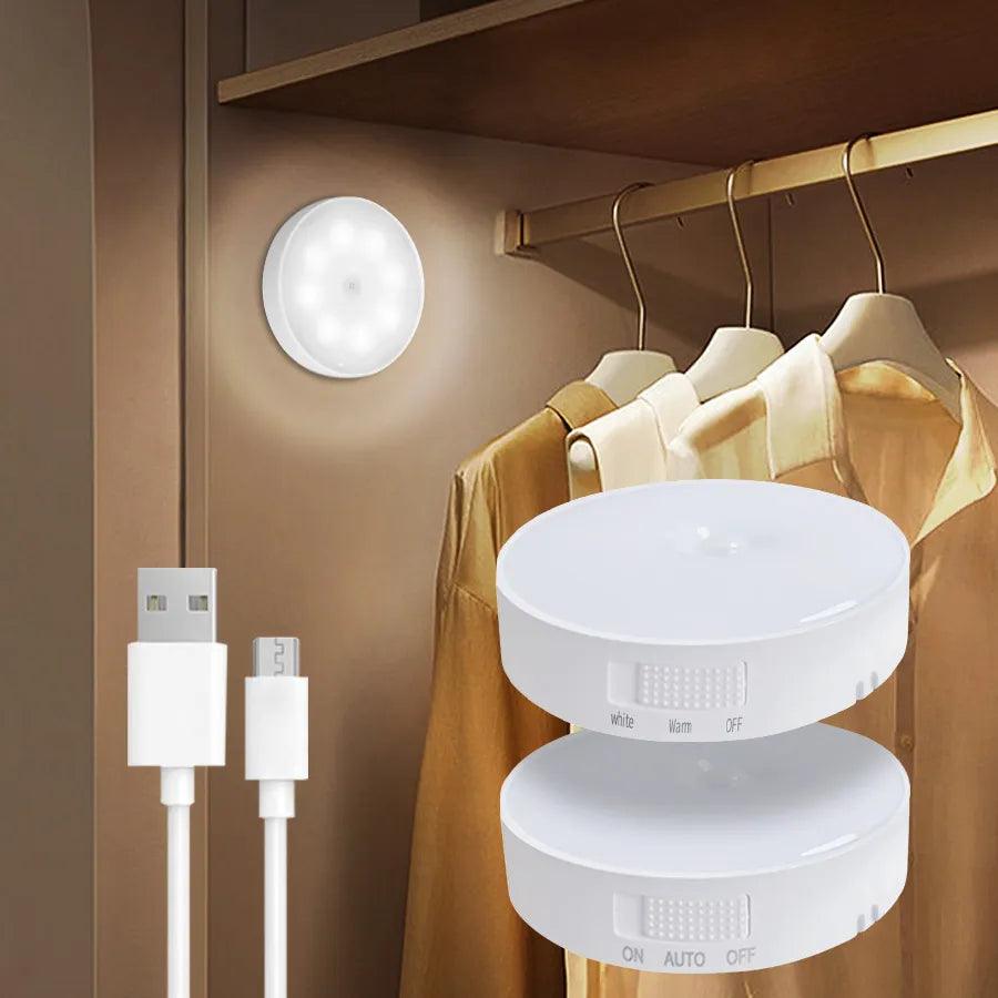 LED Motion Sensor Night Light for Stairs & Closets: Rechargeable & Energy Efficient  ourlum.com   