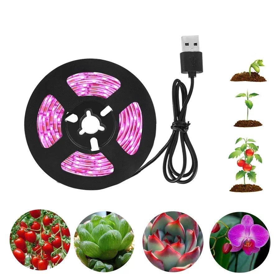 LED Grow Light Strip: Boost Plant Growth with Full Spectrum Efficiency  ourlum.com   