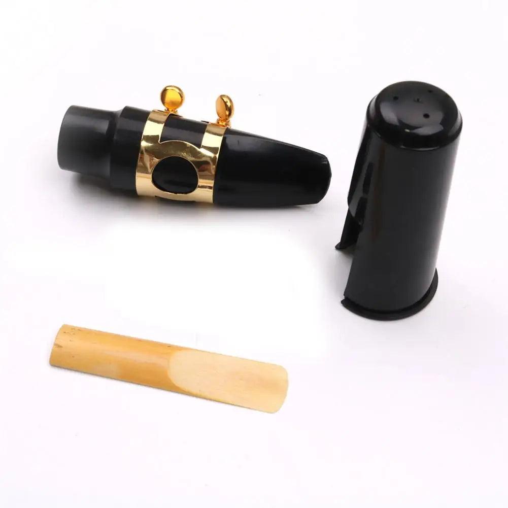 Alto Sax Saxophone Mouthpiece with Cap Metal Buckle Reed Musical Instruments Accessories