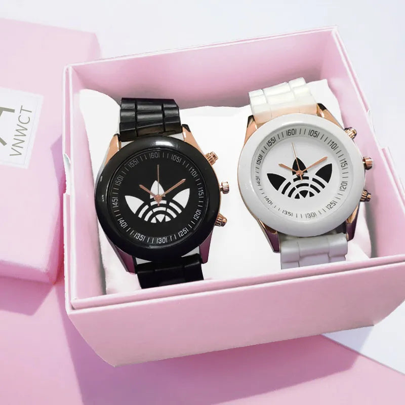 Women's Stylish Quartz Sports Watch with Silicone Band for Fashionable Ladies  ourlum.com   