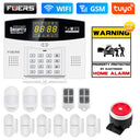 Smart WiFi GSM Alarm System with Remote Access LCD Display