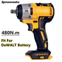 High Torque Brushless Impact Wrench 480N.m to 1200N.m Dewalt