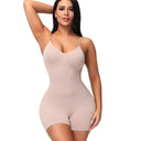 GUUDIA Seamless Open Crotch Shapewear Bodysuit for Tummy Control & Butt Lifting