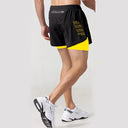 Men's 2-in-1 Quick Dry Running Shorts for Gym and Fitness Training - Summer Workout Shorts