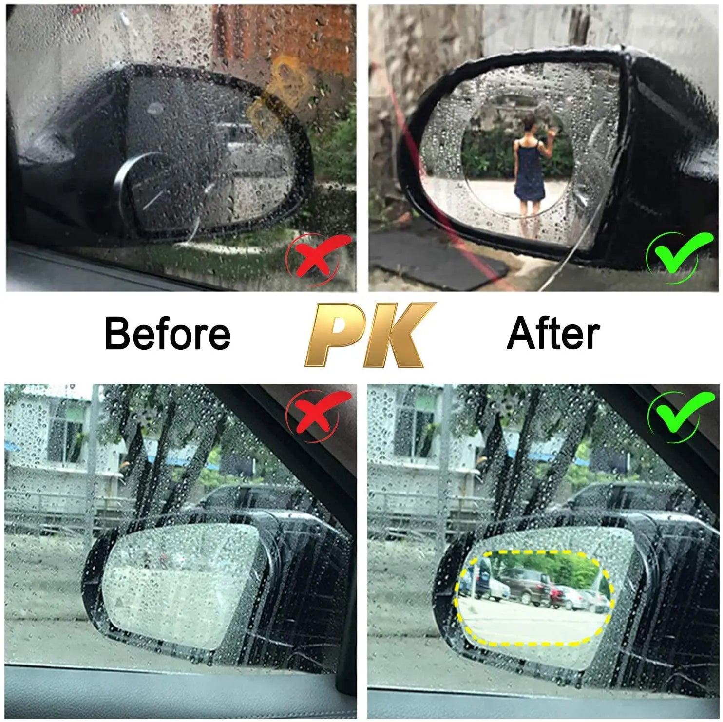 Car Rearview Mirror Rainproof Film: Drive Safely with Clear Visibility  ourlum.com   