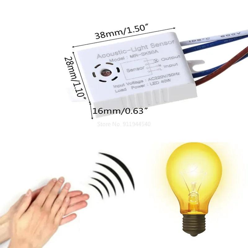 Intelligent Sound-Activated Home Lighting Switch Module - Energy Efficient and Easy to Install  ourlum.com   