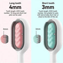 Cat Grooming Brush: Professional Pet Hair Remover & Massage Comb  ourlum.com   