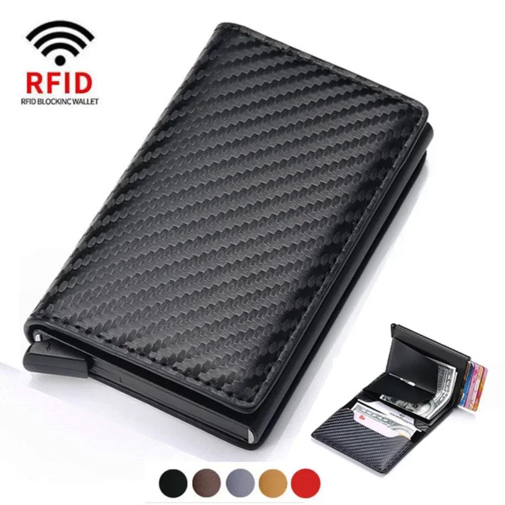 RFID Blocking Men's Wallet: Stylish Card Holder with Money Clip  ourlum.com   