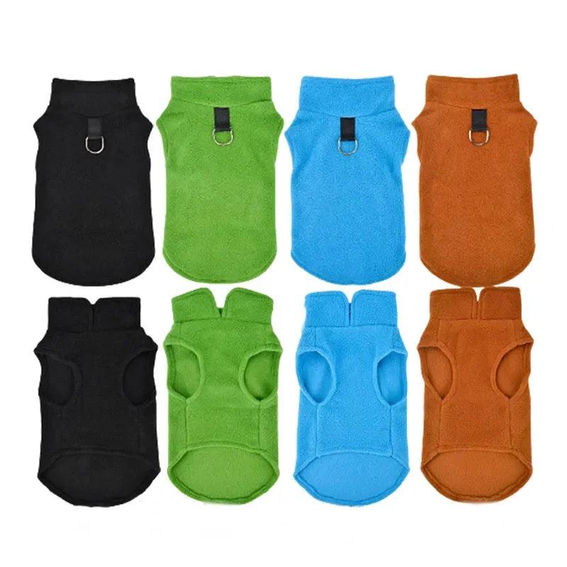 Cozy Fleece Small Pet Vest for Dogs and Cats - Spring and Summer Apparel for Chihuahuas, French Bulldogs, Pugs  ourlum.com   