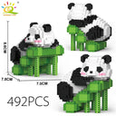 Cute Panda Micro Building Blocks: Creative DIY Animal City Toy  ourlum.com 20 no box  