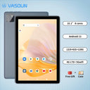 VASOUN Android Tablet: Ultimate Performance Device With Dual Cameras  ourlum.com us Grey with case 