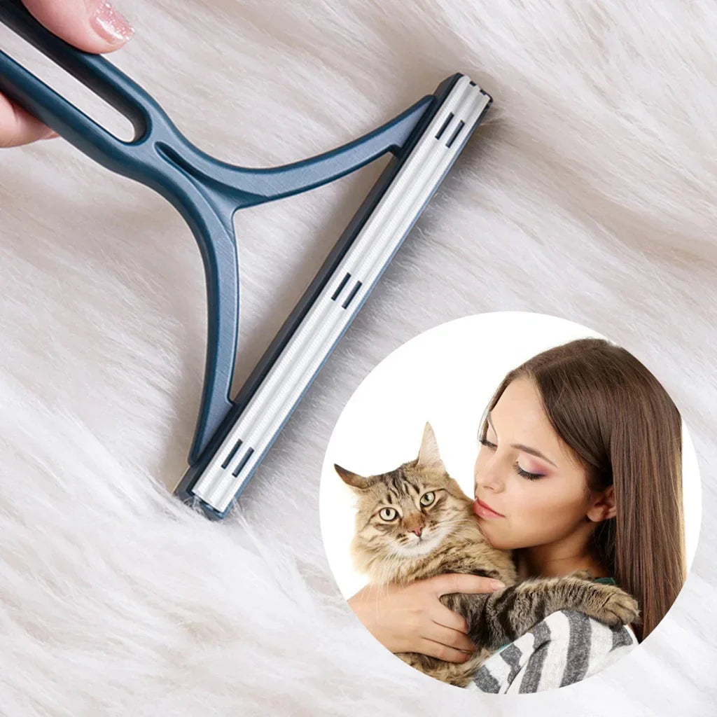 Silicone Pet Hair & Lint Remover Tool for Clothes & Carpet  ourlum.com   