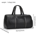 Big Capacity Genuine Leather Travel Bag For Men Women Stylish