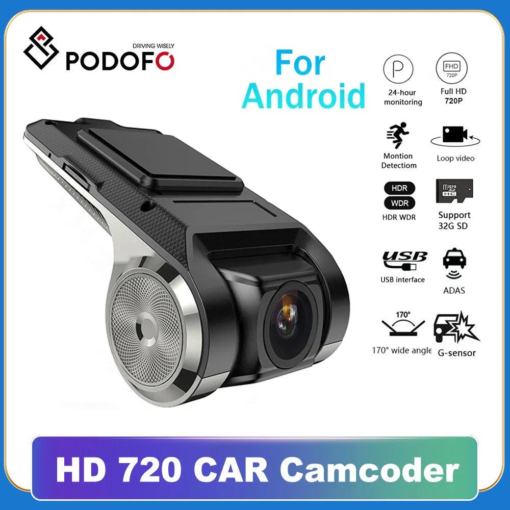 Podofo Dash Cam ADAS Car DVR: Advanced Collision Warning System  ourlum.com Poland 64G 