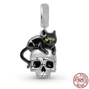 Sterling Silver Pet Cat Dangle Charm for Pandora Bracelet