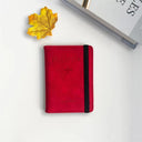 Vintage RFID Passport Holder Stylish PU Leather Wallet