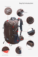 Lightweight Waterproof 35L Cycling and Hiking Backpack