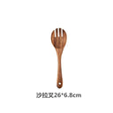 Eco-Friendly Teak Wooden Spatulas for Non-Stick Cookware