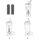 350ML Electric Protein Shaker Blender Fully Automatic Cup