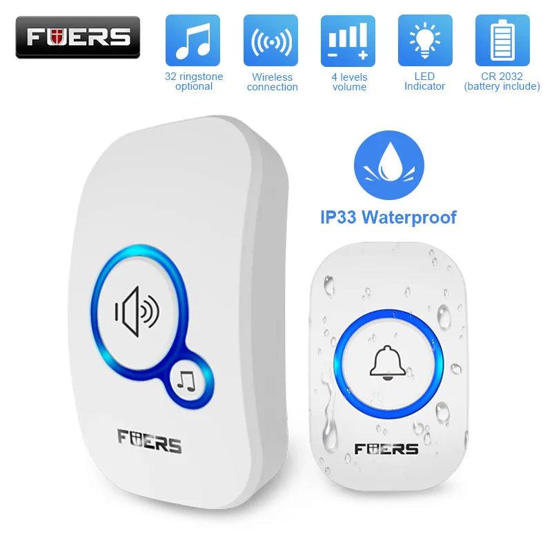 Fuers M557 Smart Wireless Doorbell: Advanced Security Solution  ourlum.com   