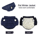 Cozy Winter Dog Jacket with Plush Inner Lining for French Bulldog Chihuahua Puppy  ourlum.com   