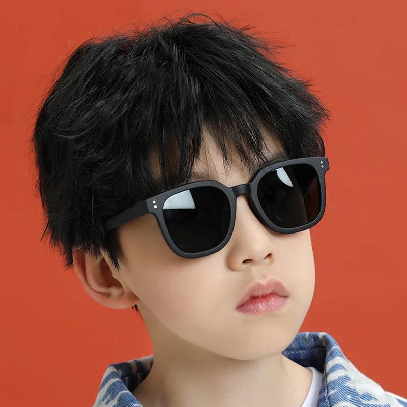 Trendy UV400 Square Sunglasses for Kids - Stylish Outdoor Eyewear for Boys and Girls