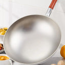 Eco-Friendly Pure Titanium Non-Stick Wok for Gas Stoves