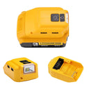 Dewalt DCB090 Power Converter Dual USB Adapter LED Light