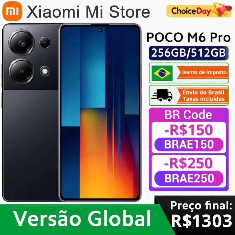 POCO M6 Pro 64MP Triple Camera Smartphone with 67W Fast Charging & 120Hz AMOLED Display