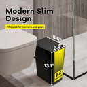 Bathroom Trash Can 10L Small Garbage Can with Press Lid