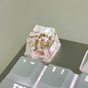 Translucent Leaves Epoxy Keycap Enhance Typing with Nature Influence