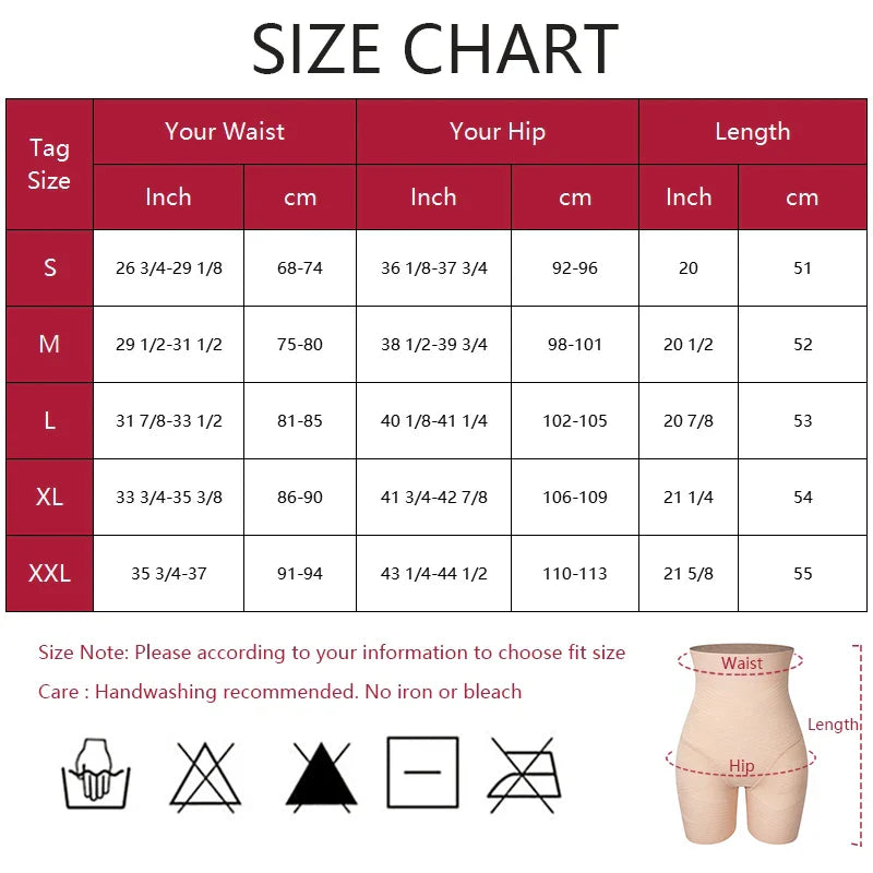 High Waist Butt Lifter Shapewear for Women - Tummy Control & Thigh Slimming Shorts