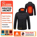 21 Areas Heated Jacket Lightweight USB Electric Coat Men Women