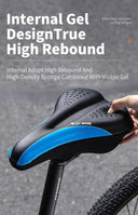 Gel Memory Foam Waterproof Bike Seat Cover for Comfort