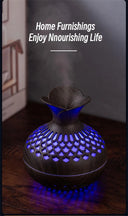 Wood Grain USB Aroma Diffuser Humidifier 300ml with LED Lights