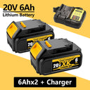 High Capacity 8.0Ah DCB200 Lithium Battery for DeWalt Tools