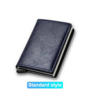 RFID Slim Leather Wallet: Stylish Card Holder with Protection