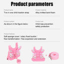 Angel Wings Baby Safety Harness Backpack for Cute Girls Pink