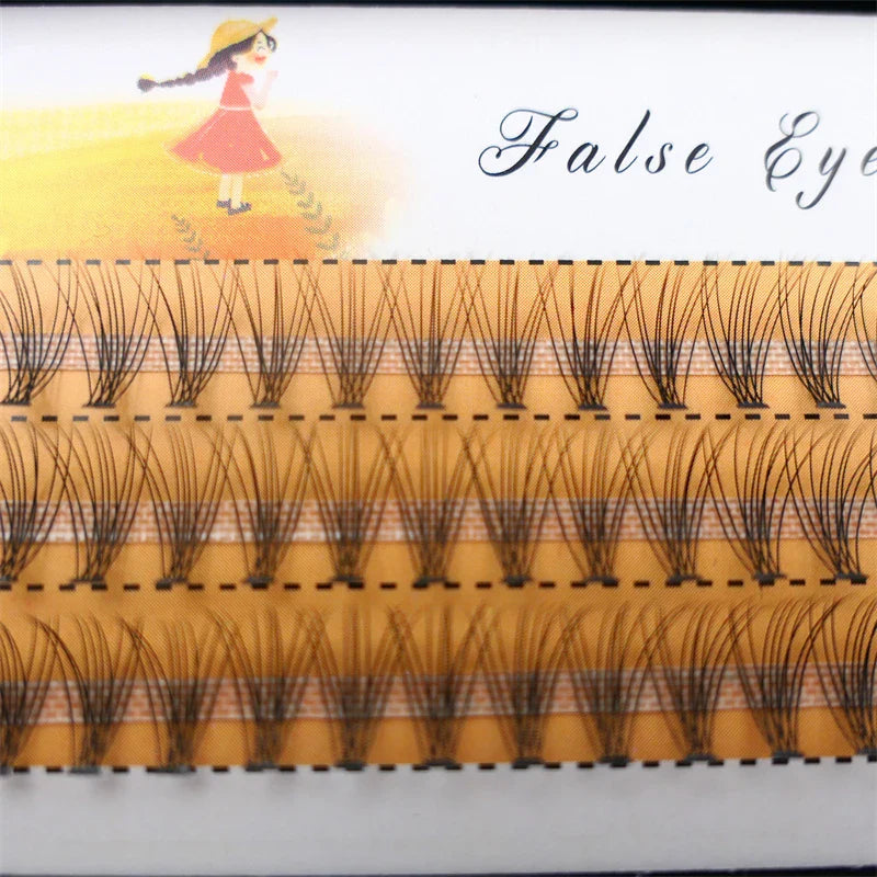 Bulk Pack of Natural 3D False Eyelashes for Glamorous Eye Enhancement